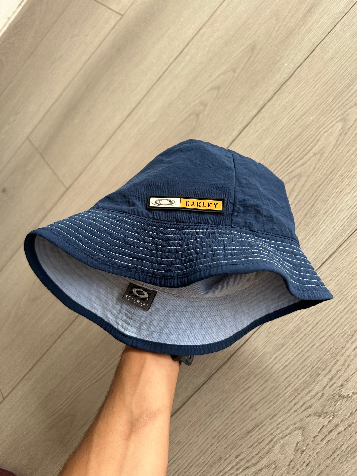 Vintage Oakley Software Reversible Bucket Hat