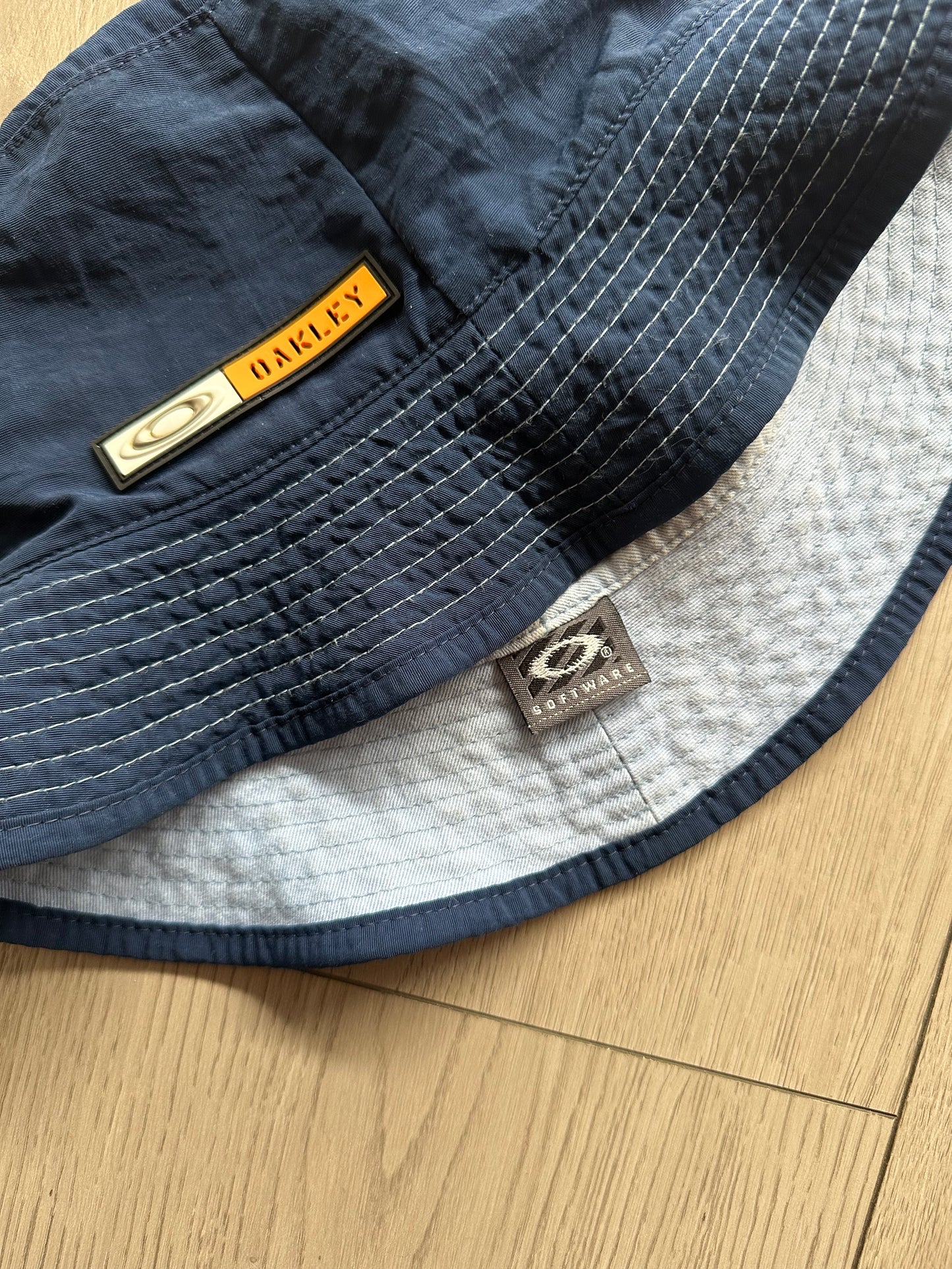 Vintage Oakley Software Reversible Bucket Hat