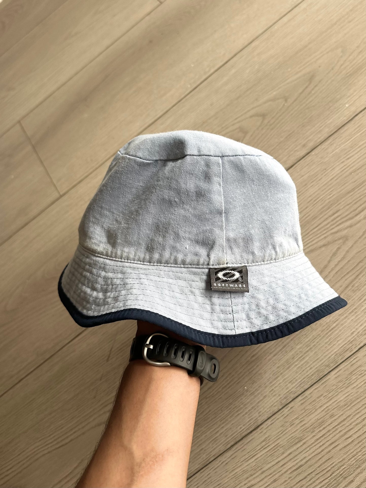 Vintage Oakley Software Reversible Bucket Hat