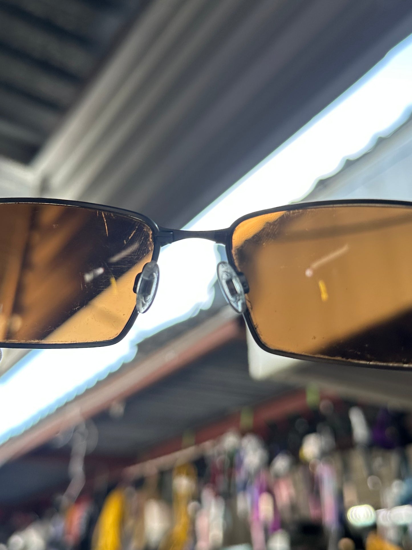 Vintage Oakley Square Wire Polarized Sunglasses
