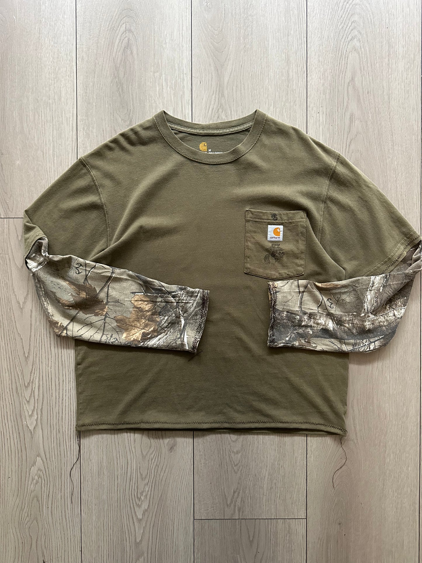 Custom Camo-Sleeve Carhartt Long Sleeve