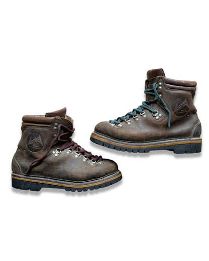Vintage Lowa Made In Germany Vibram Hiking Boots