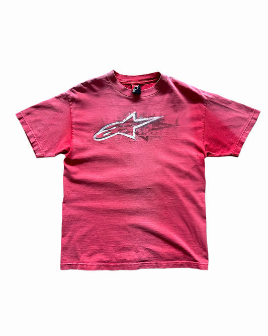 Vintage Distressed Sunfaded 00’s Alphine Stars Tee