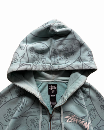 Stussy Comics Zip Up Hoodie