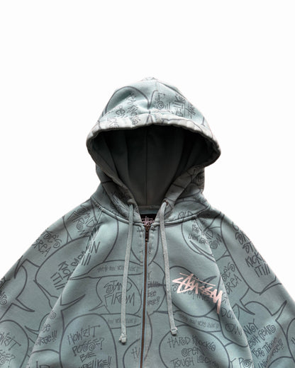 Stussy Comics Zip Up Hoodie