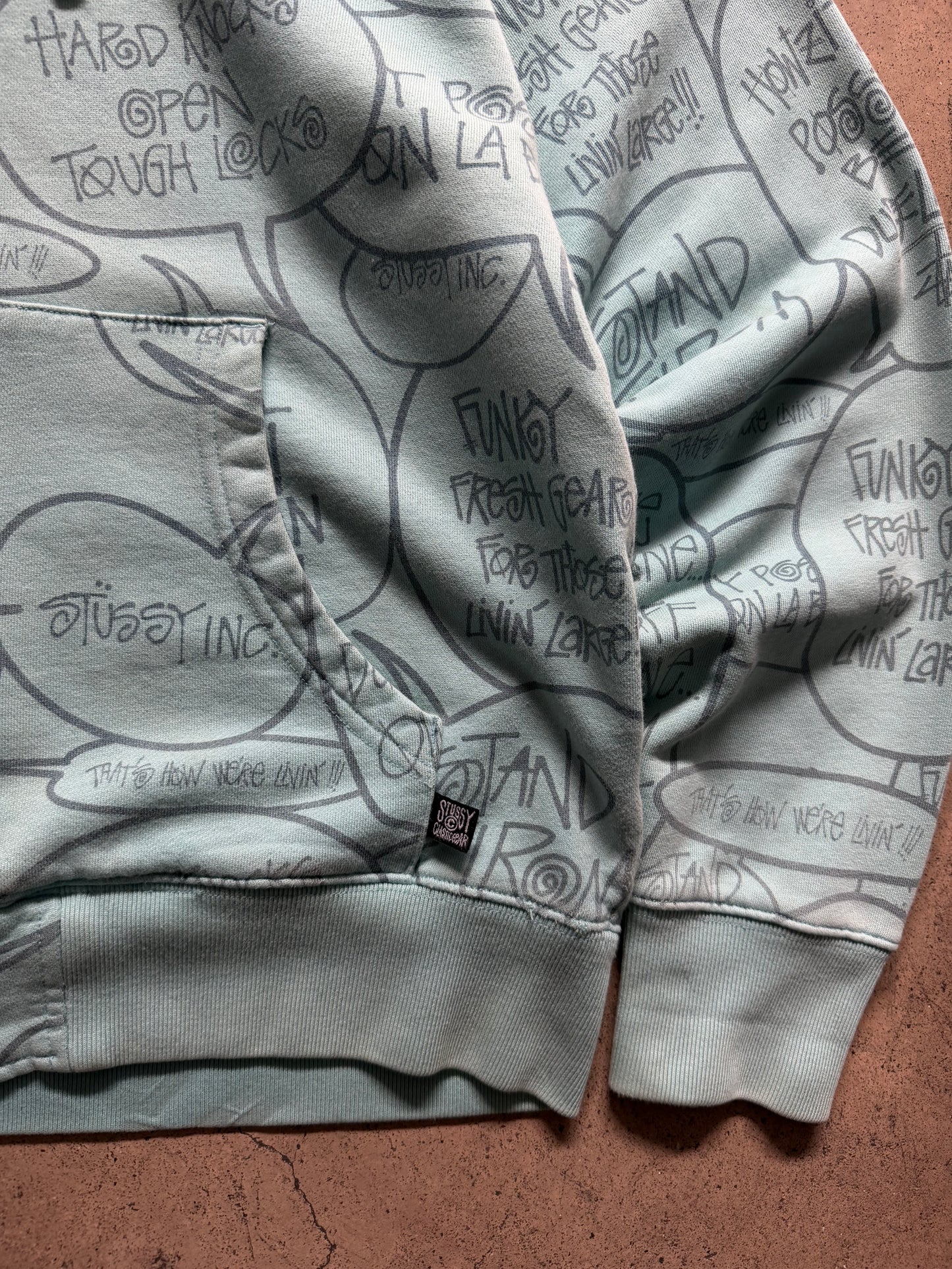 Stussy Comics Zip Up Hoodie