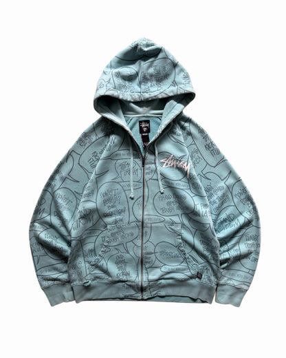 Stussy Comics Zip Up Hoodie