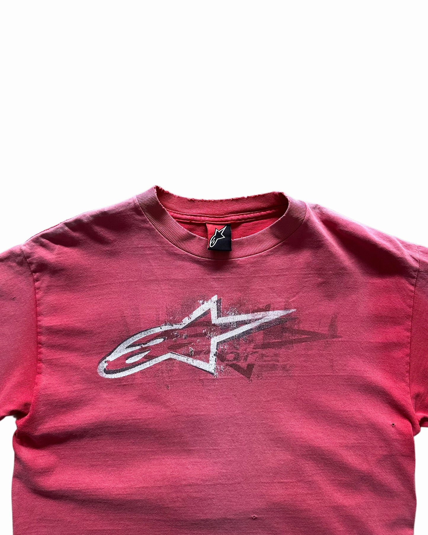 Vintage Distressed Sunfaded 00’s Alphine Stars Tee